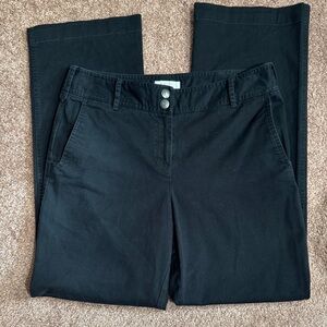 LOFT Black Straight Leg Pants